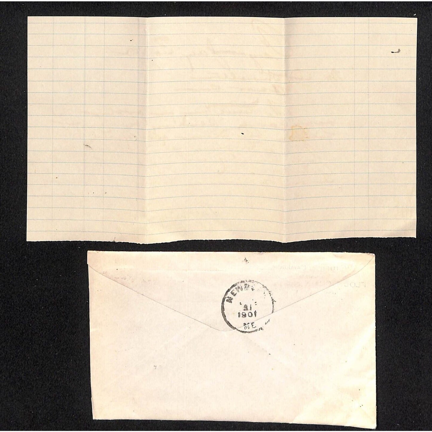 Newburgh, ME Amos W. Knowlton* 1901 Bangor Whitney & Cameron Letter 15bbls Flour