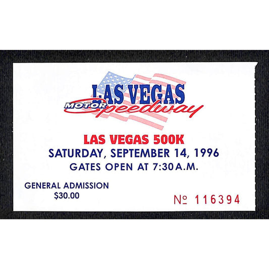 1996 Las Vegas Motor Speedway 500K Ticket Stub - VGC