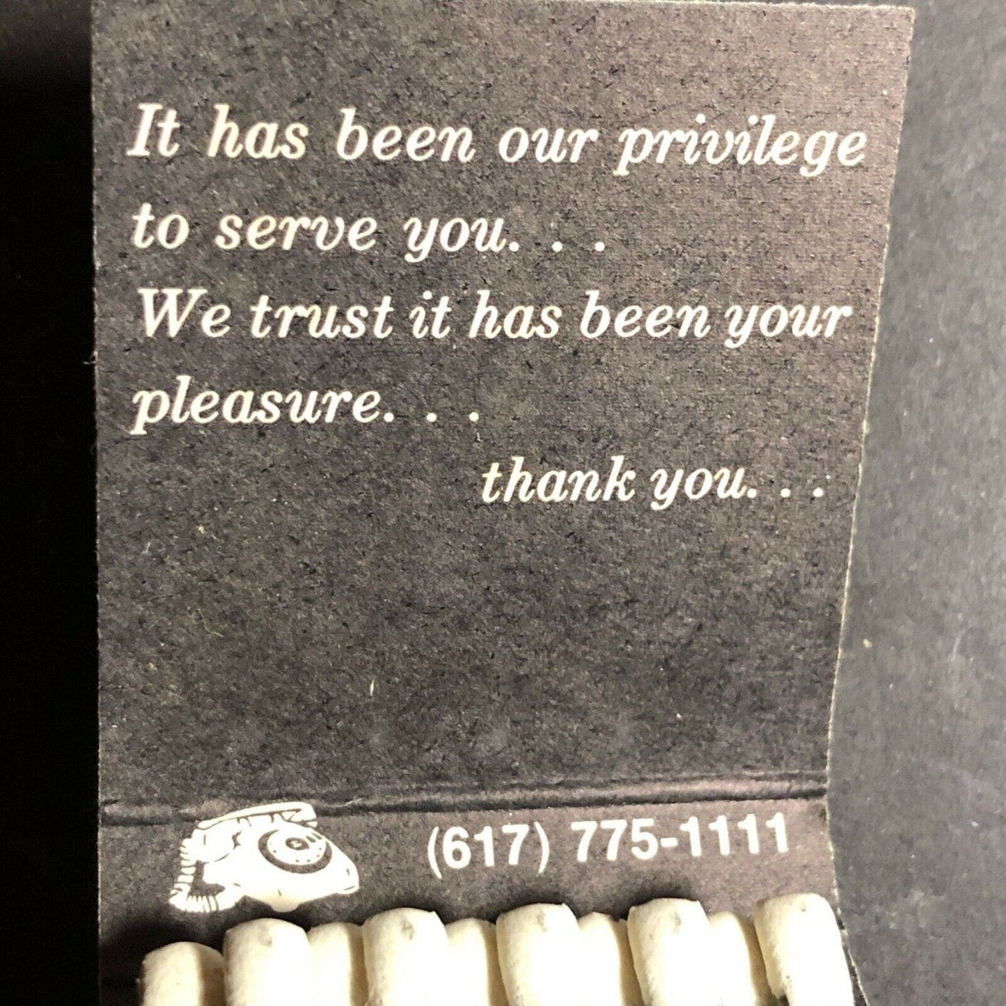 Vintage 1970's-80's Full Matchbook Priscilla Alden Restaurant - Cape Cod Hyannis