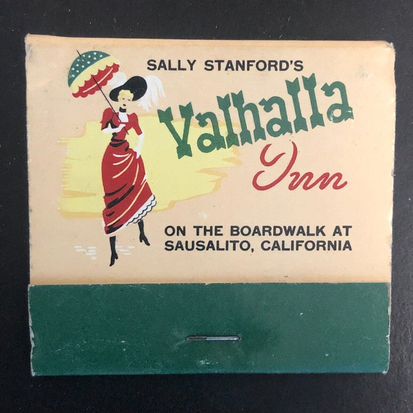 Sausalito CA Sally Stanford's Valhalla 21-Str. FEATURE Matchbook c1950's-60's