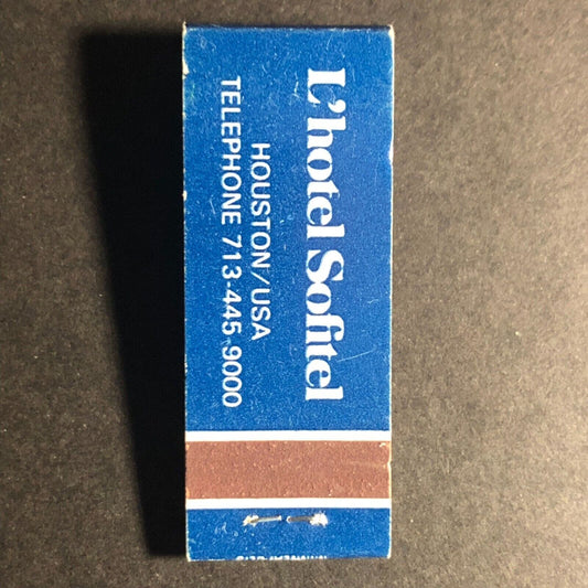 L'hotel Sofitel Minneapolis / Houston Full Matchbook c1973-80's VGC