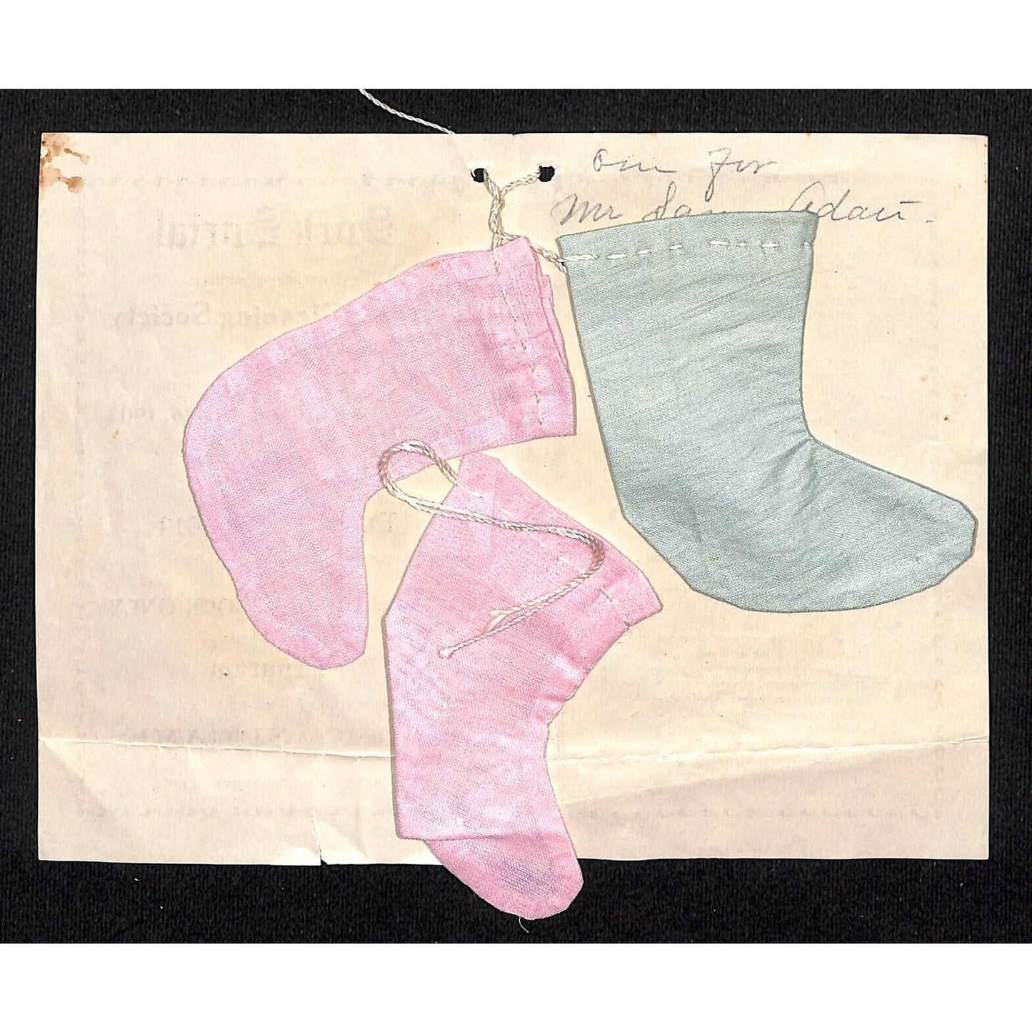Kerr's Creek, VA Dr. Tucker 1903 "Sock Social" "Admission by Sock Only"