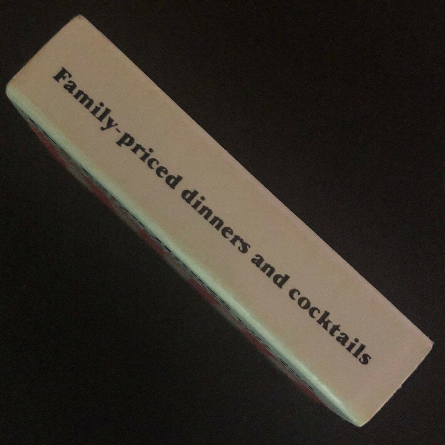 c1970's-80's Wooden Matchbox Matchbook "The Farm House" Restaurant Redwood City