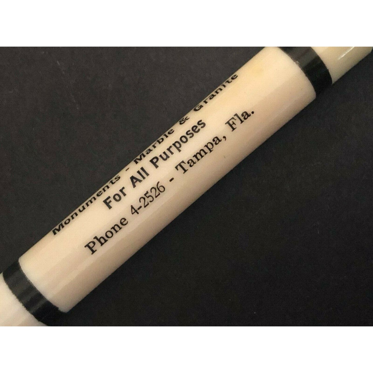 c1930's-40's "Turner Marble & Granite Tamps, FLA" Advertising Bullet Pencil