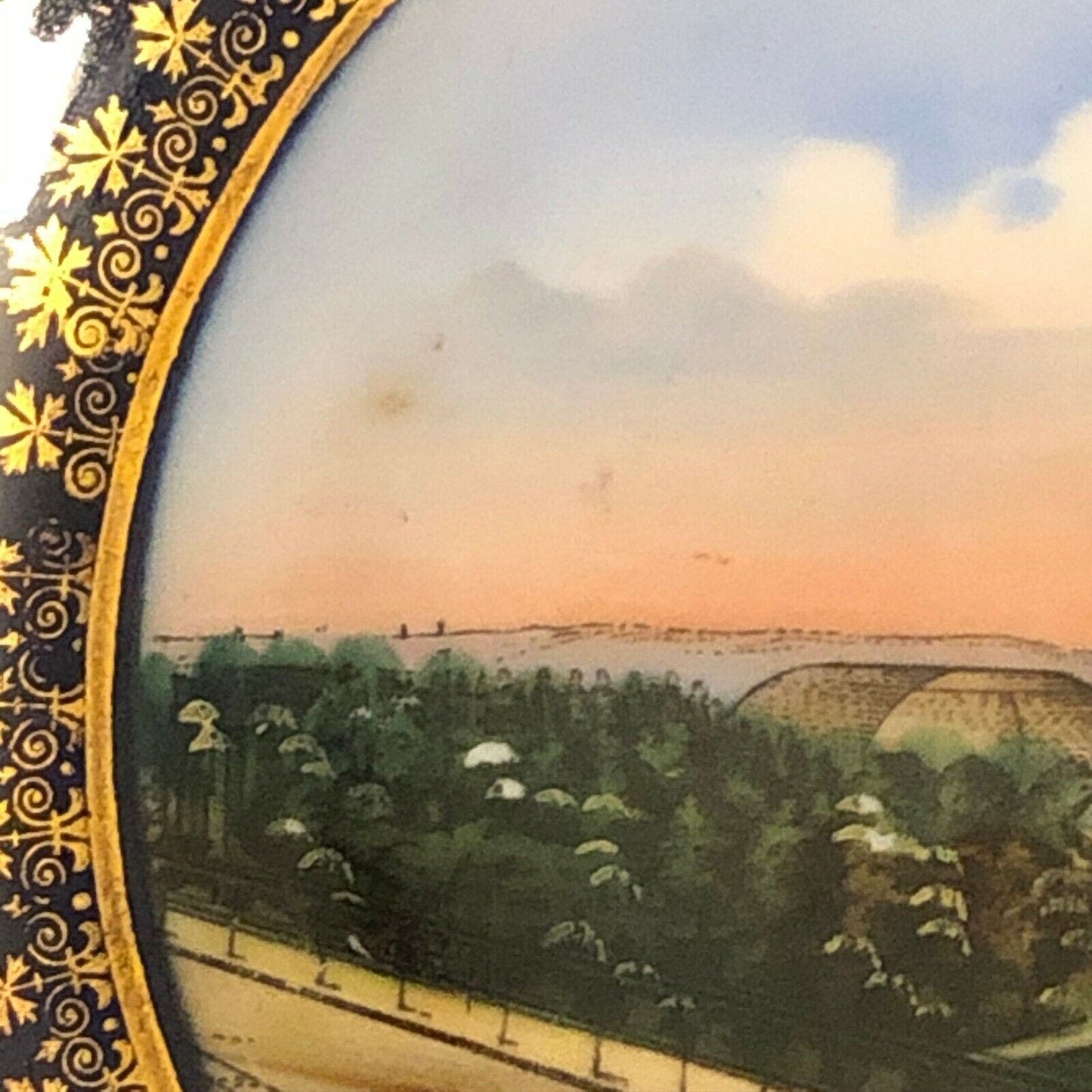 J.E. Kenyon Souvenir Plate Temple Square Salt Lake City, Utah