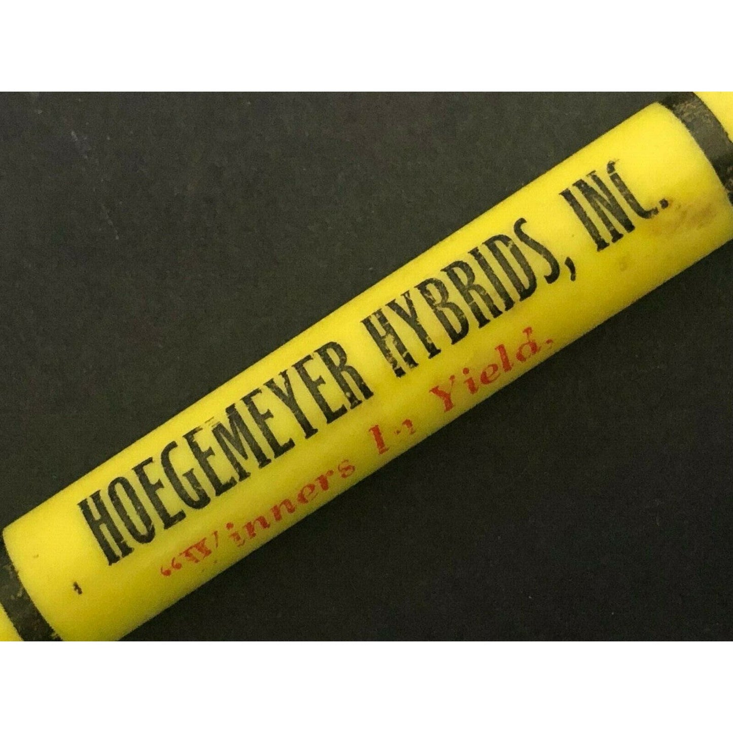 c1940's-50's Hoegemeyer Hybrids Feed Seed Hooper, NE Advertising Bullet Pencil