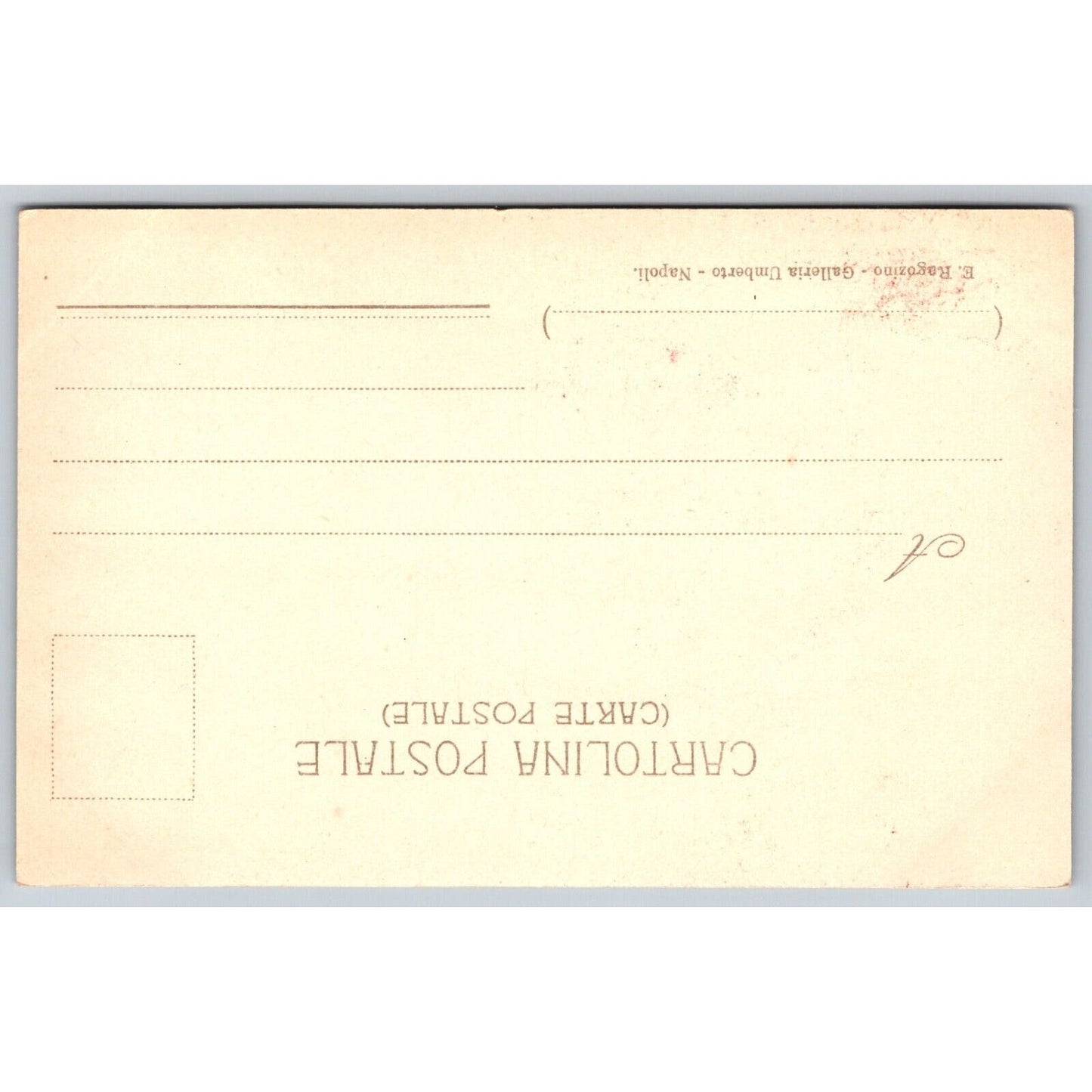 Italian Postcard Pompeii - Interior of a House c1901-1907 NP