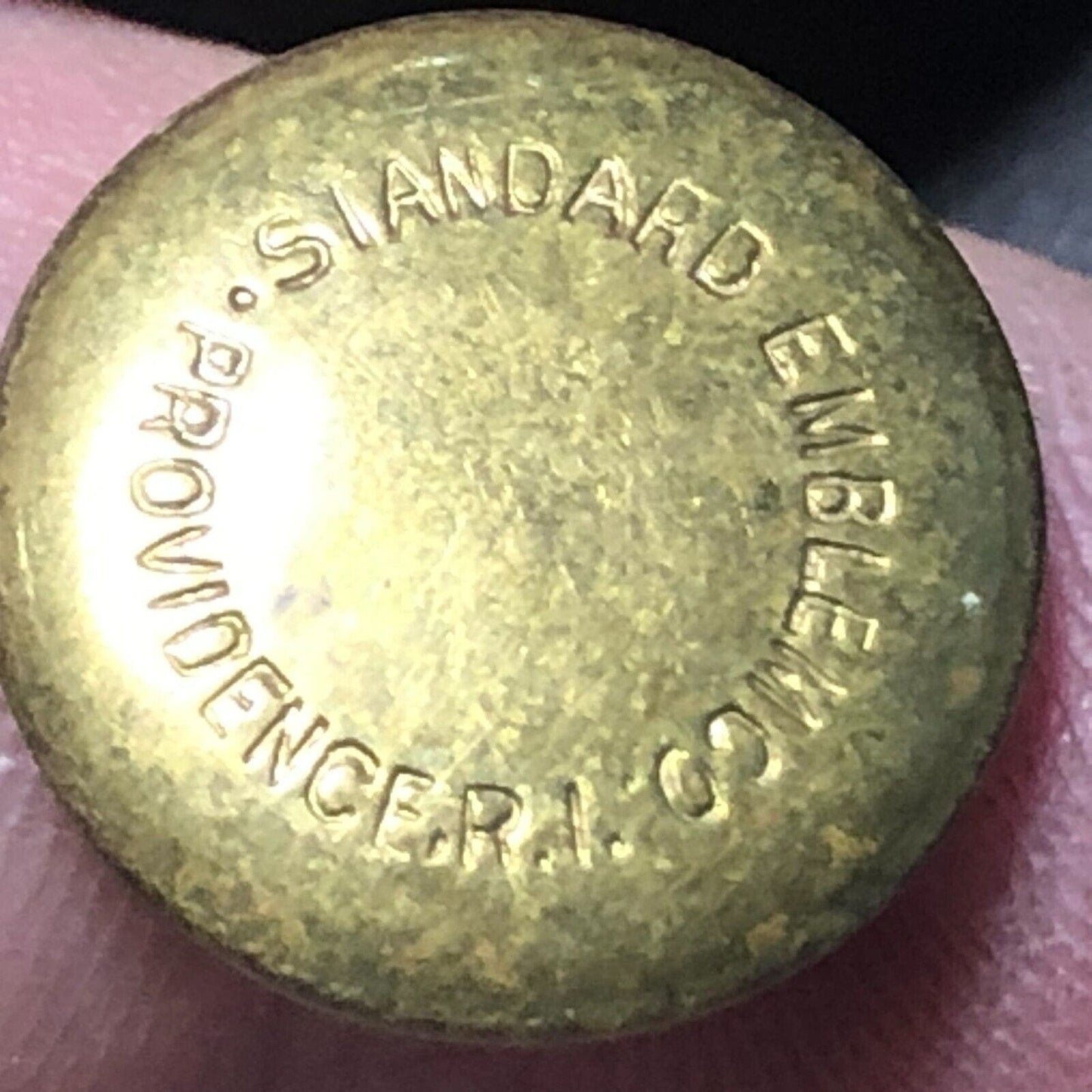 Standard Emblem Co. Providence, RI Brass Lapel / Pin Part?
