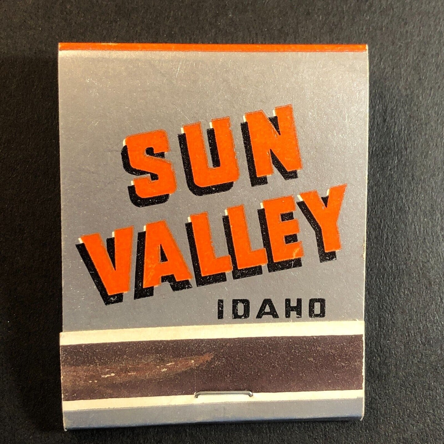 Sun Valley Idaho / Union Pacific RR Full Matchbook 25th Anniversary c1961 VGC