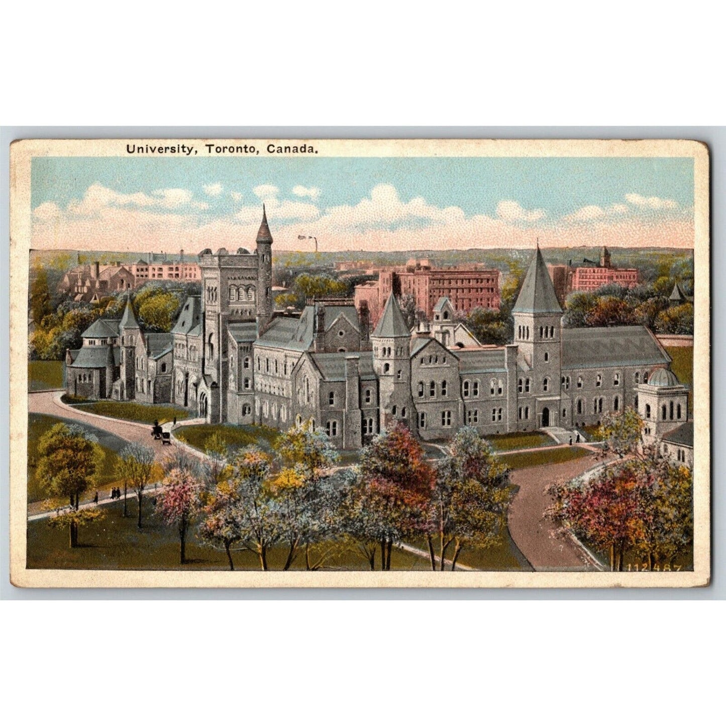 University, Toronto, Canada Vintage Postcard NP