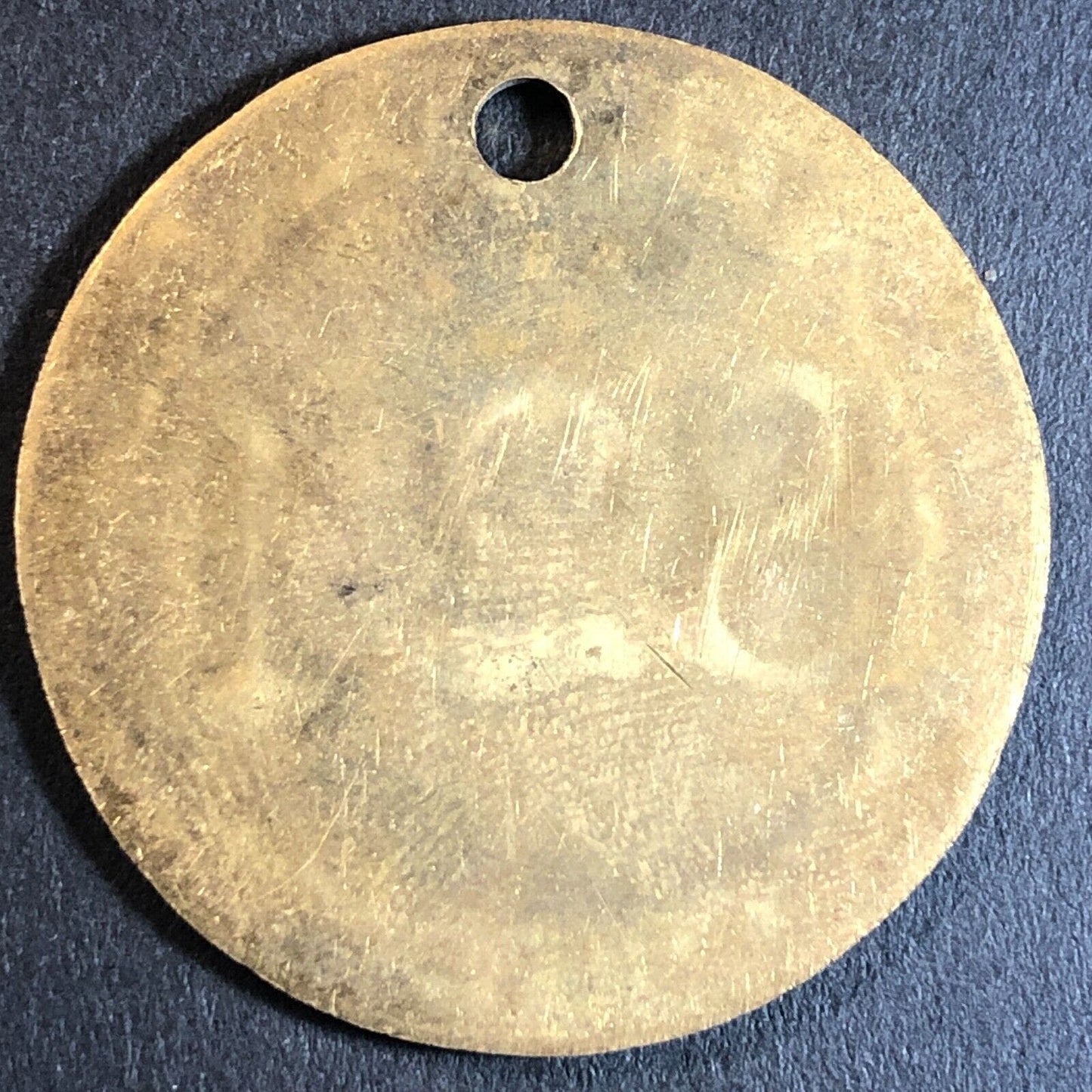 Anaconda Copper Mining Co. Bonner, MT Saw Mill Brass Tool Check Tag 32.5mm #824