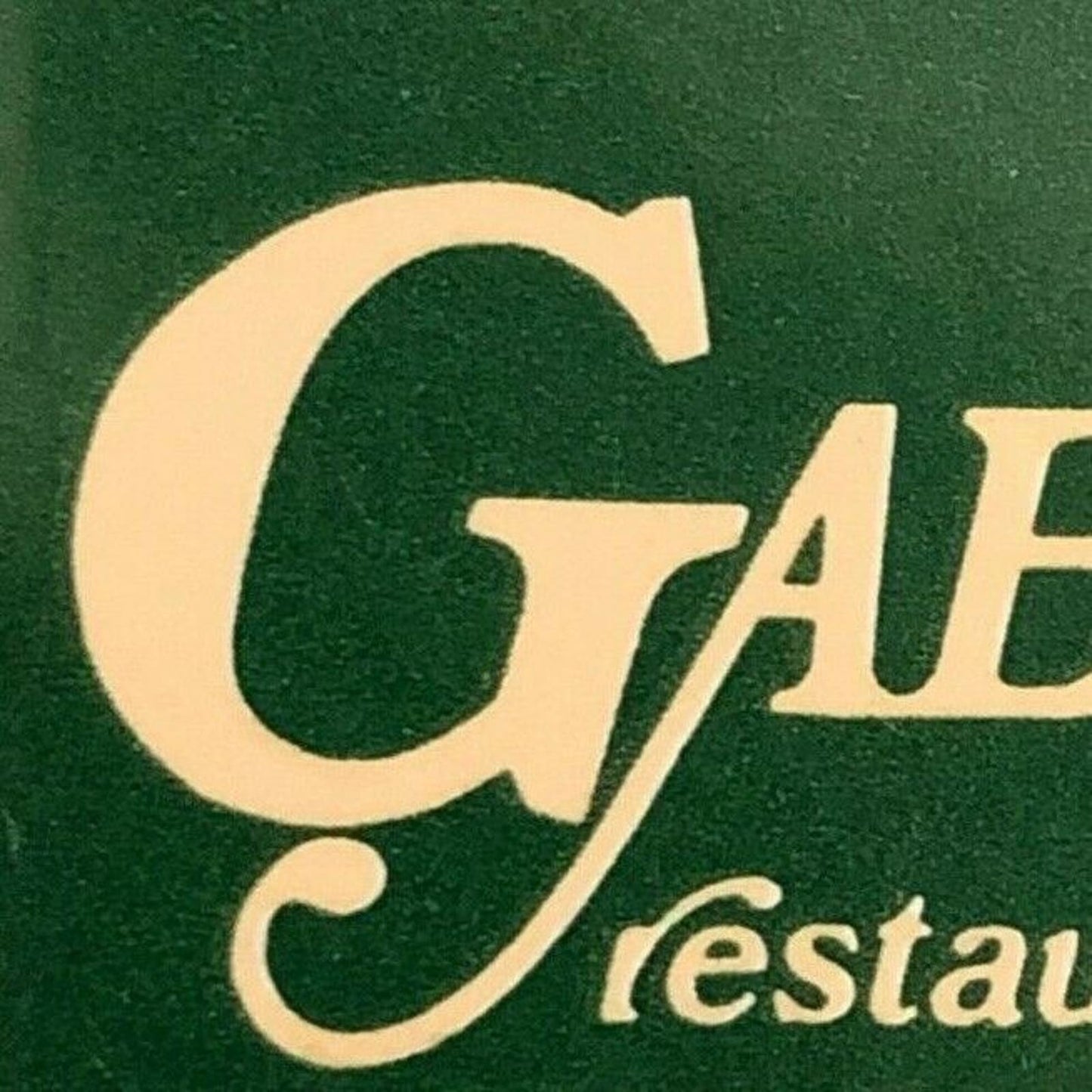 c1970's-80's Wooden Matchbox Matchbook "Gabriel's Restaurant and Club" Ocala, FL
