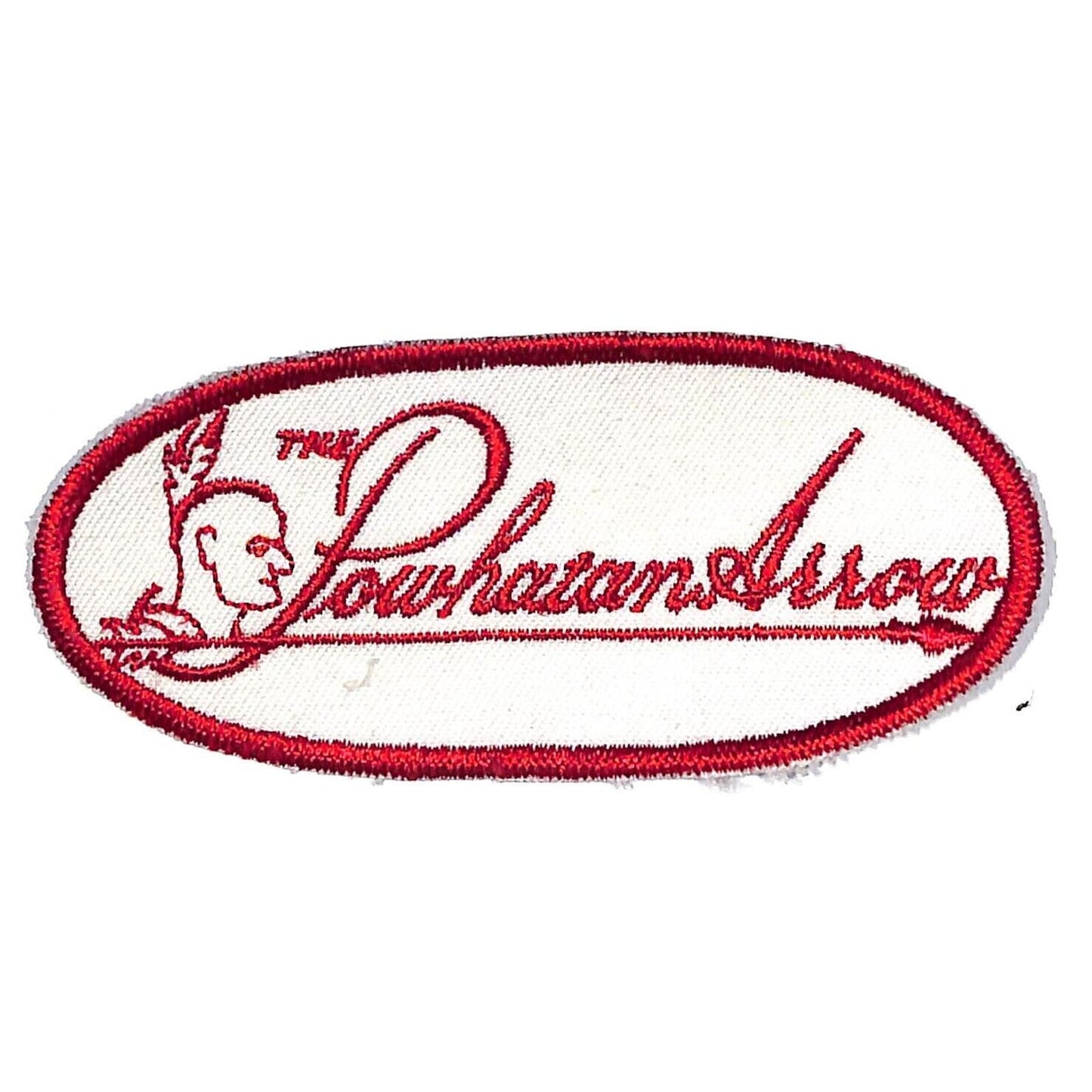 Norfolk and Western R.R. Powhatan Arrow Cloth Patch NOS 4 1/4"L c1950's-60's