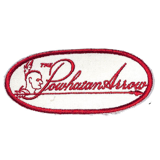 Norfolk and Western R.R. Powhatan Arrow Cloth Patch NOS 4 1/4"L c1950's-60's