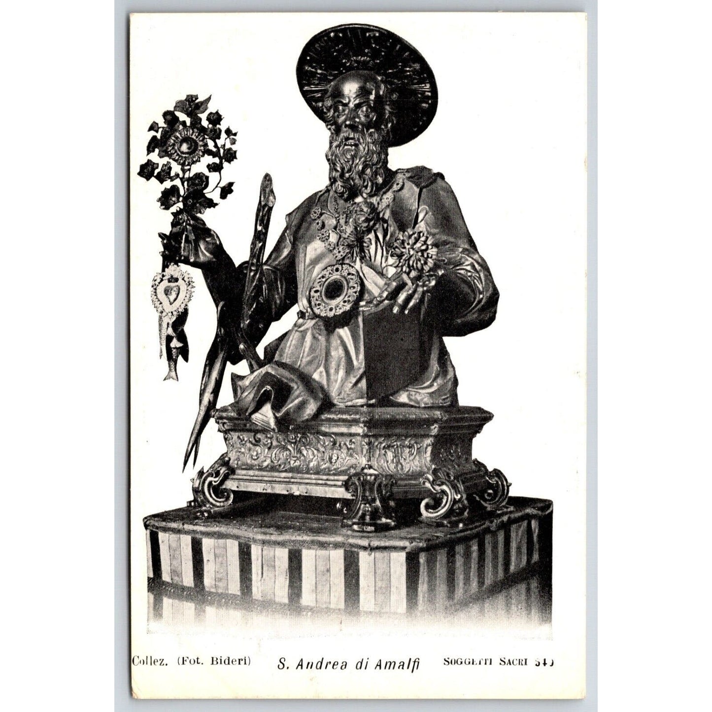 Italian Postcard Saint "Andrea of Amalfi" 1901-1907 NP VGC