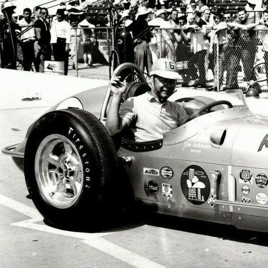 Jim Rathmann Indy 500 Winner 1960 - 8 x 10 Glossy B&W Photograph VGC