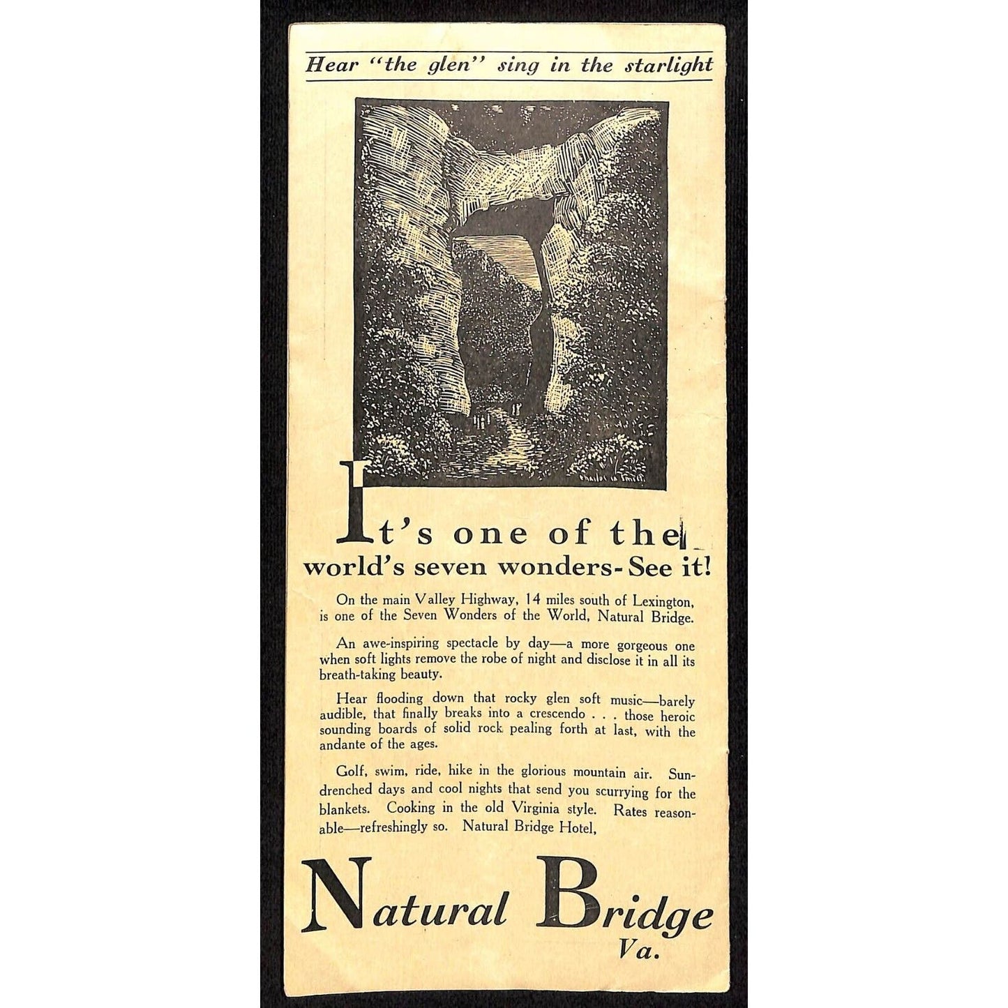 1931 Consolidated Bus Schedules Shenandoah Valley Natural Bridge, VA Scarce 11pp
