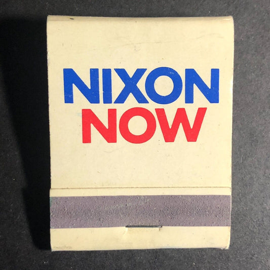 "Nixon Now" Full Matchbook c1971 - 1972 Campaign VGC