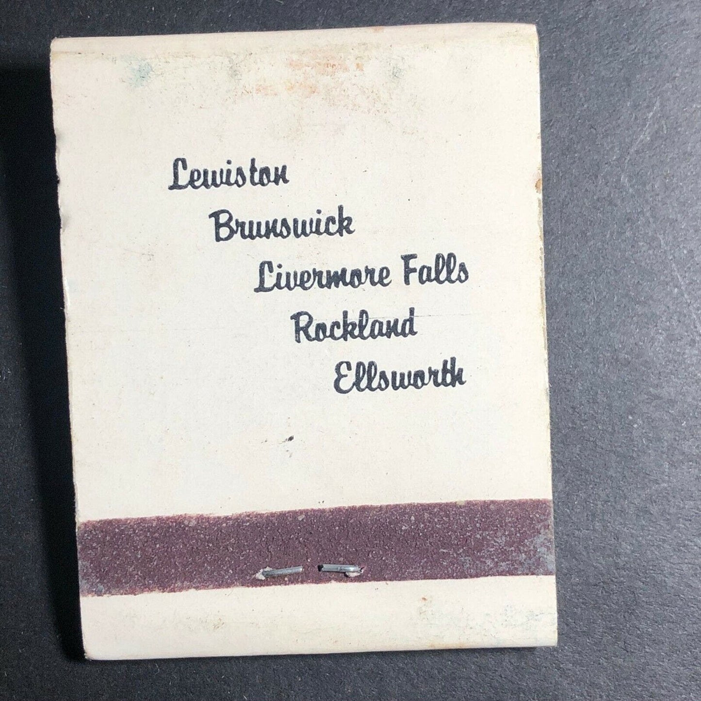 1960's-70's Full Matchbook - "Chuck Wagon Restaurants" Lewiston Brunswick +