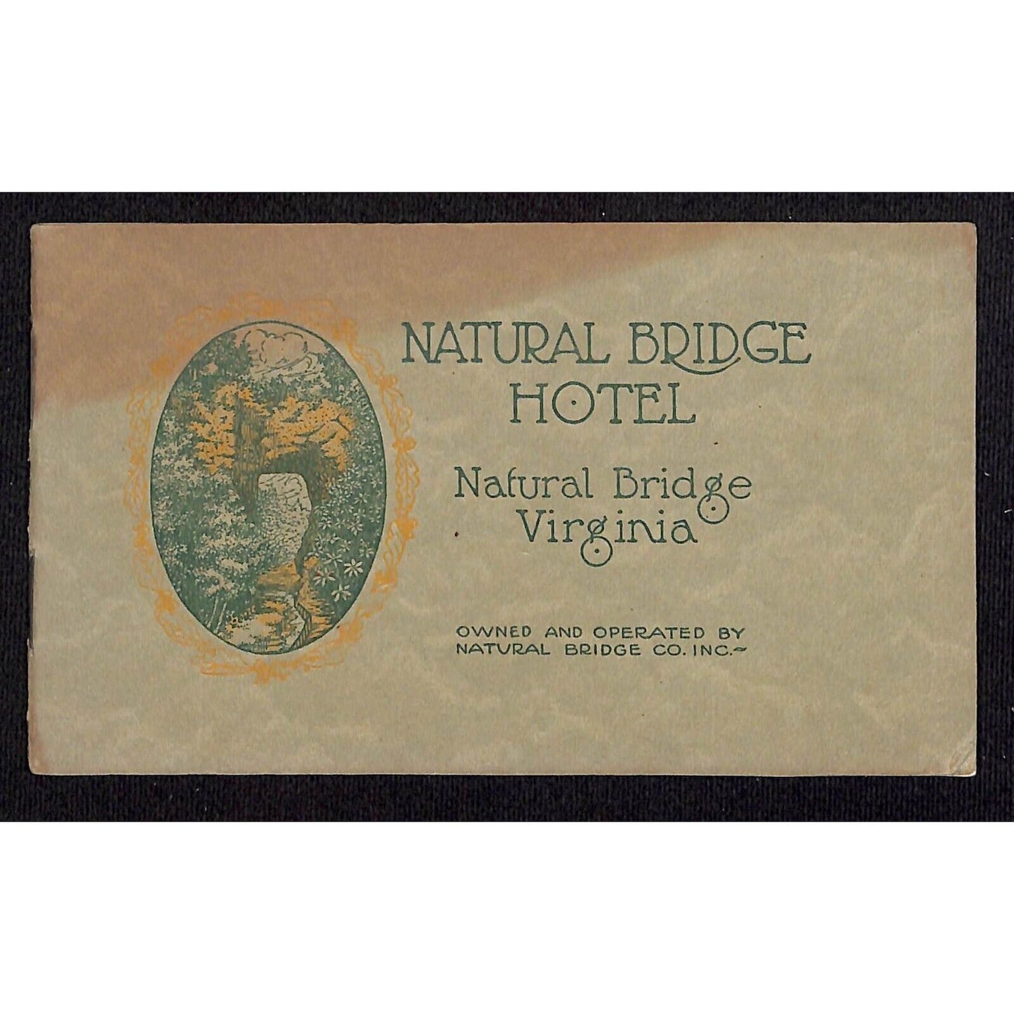 Natural Bridge, VA Hotel Small Pictorial Souvenir Booklet c1883 18pp.