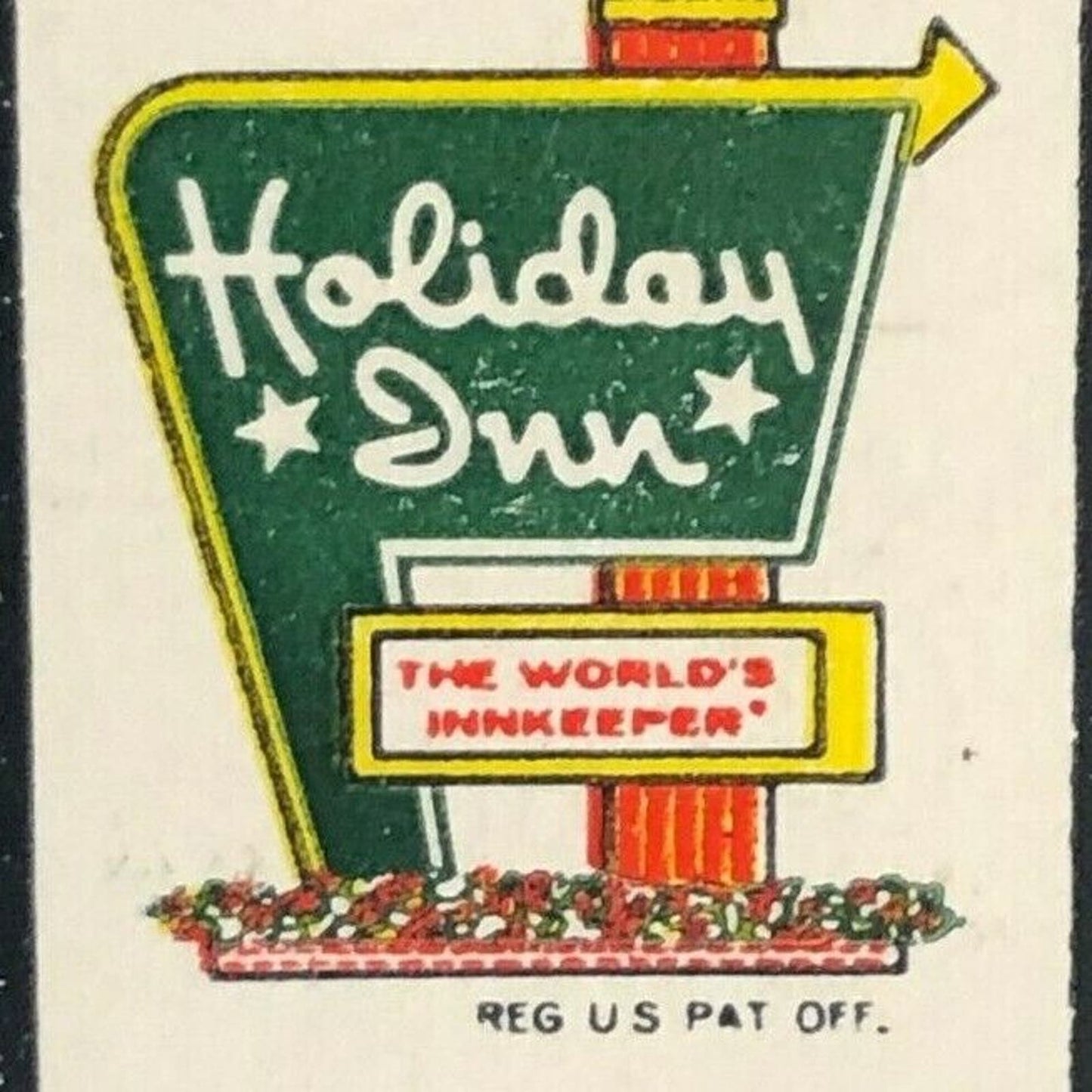 Vintage c1970's Full Matchbook "Holiday Inn" Holidex Computer Chicago Hillside