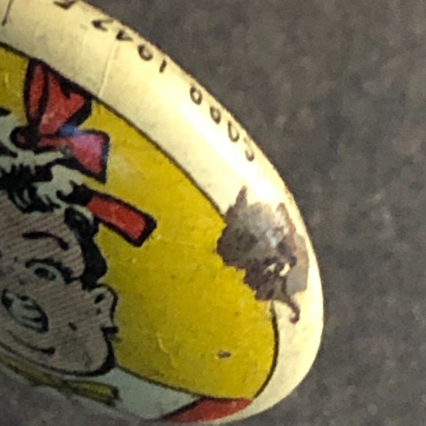 Abretha Breez Kellogg's Pep Cereal Steel Pinback Button c1945-47
