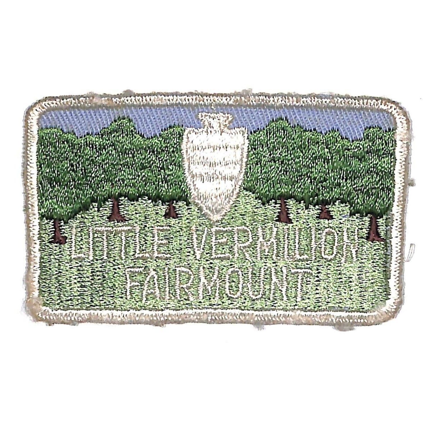 BSA Patch Little Vermilion Fairmount c1956 Piankeshaw District Arrowhead VGC