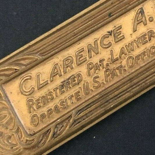 c1920's-30's 8.5" "Clarence A. O'Brien" Trade Mark Washington ADV Letter Opener