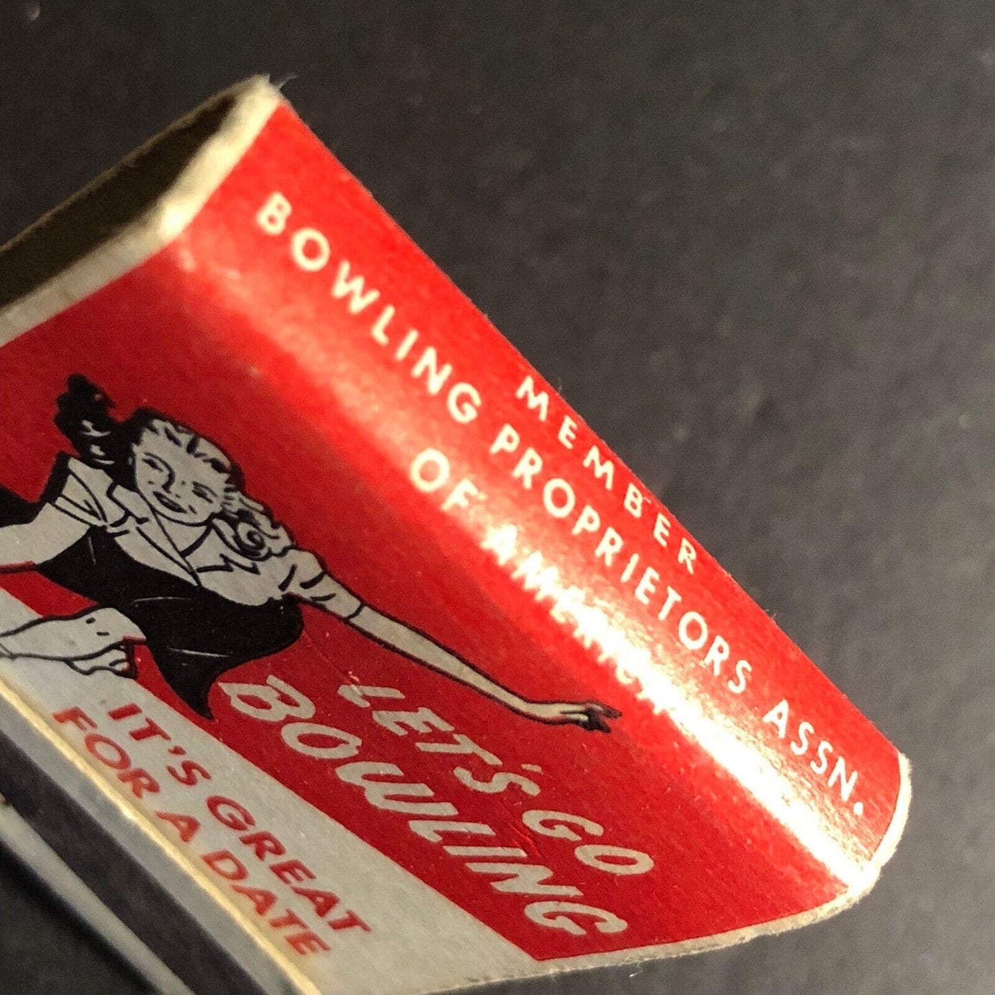 BPAA "Bowling Is Best" Proprietors Assn. Woman c1950's VGC Full 20-Strike