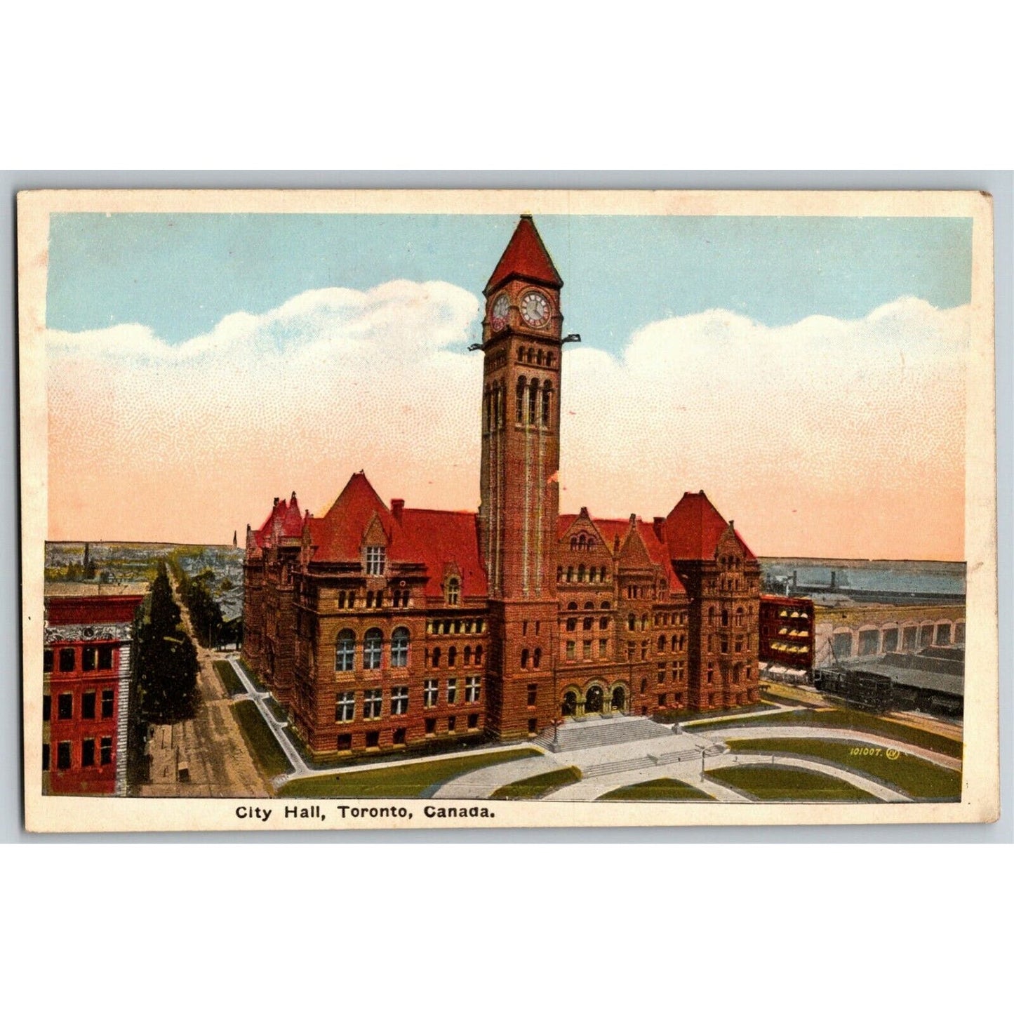 "City Hall" Toronto, Canada" - Vintage Postcard NP