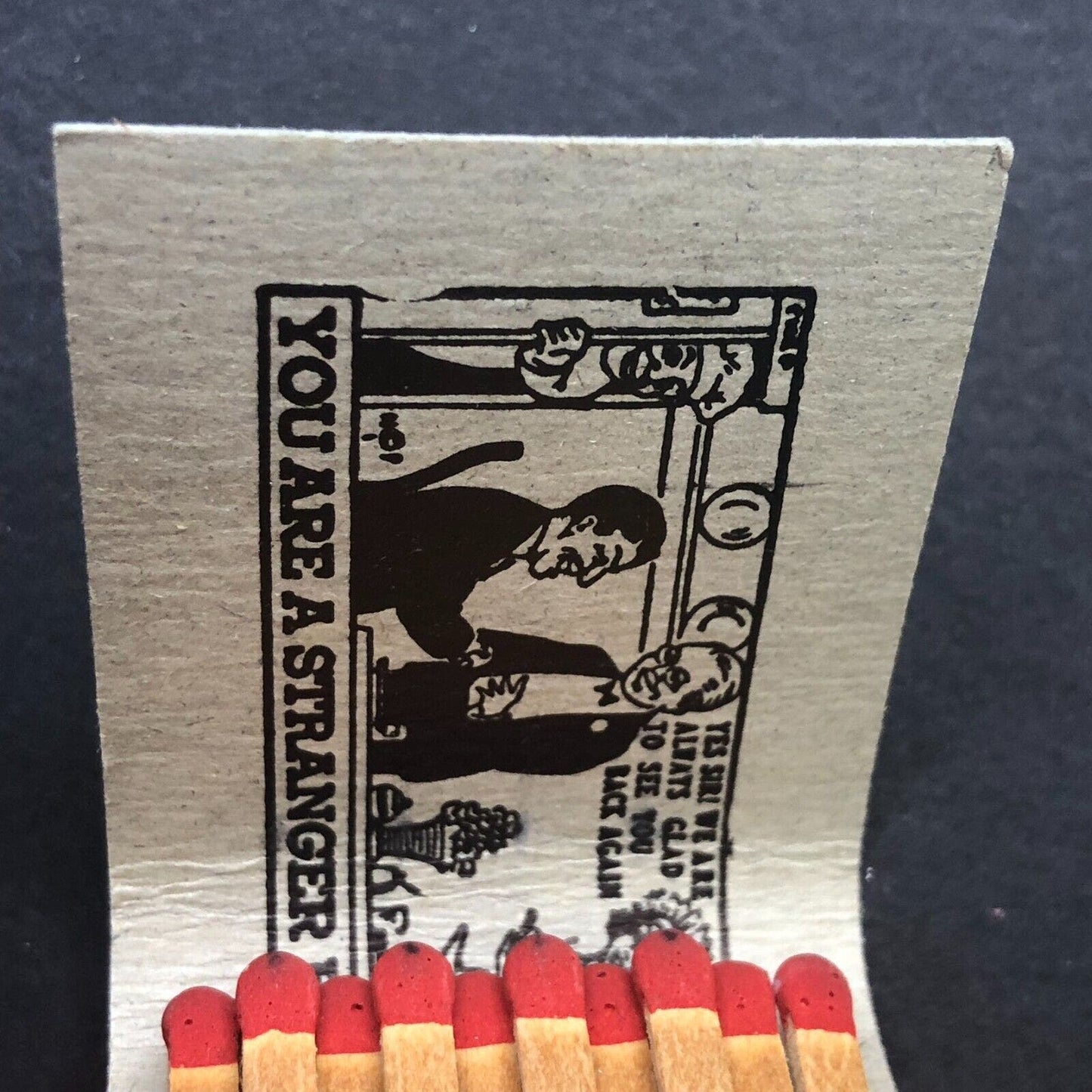 Edwards, NY Malady's Tavern Mostly Full (-1) Matchbook c1940's VGC Very Scarce