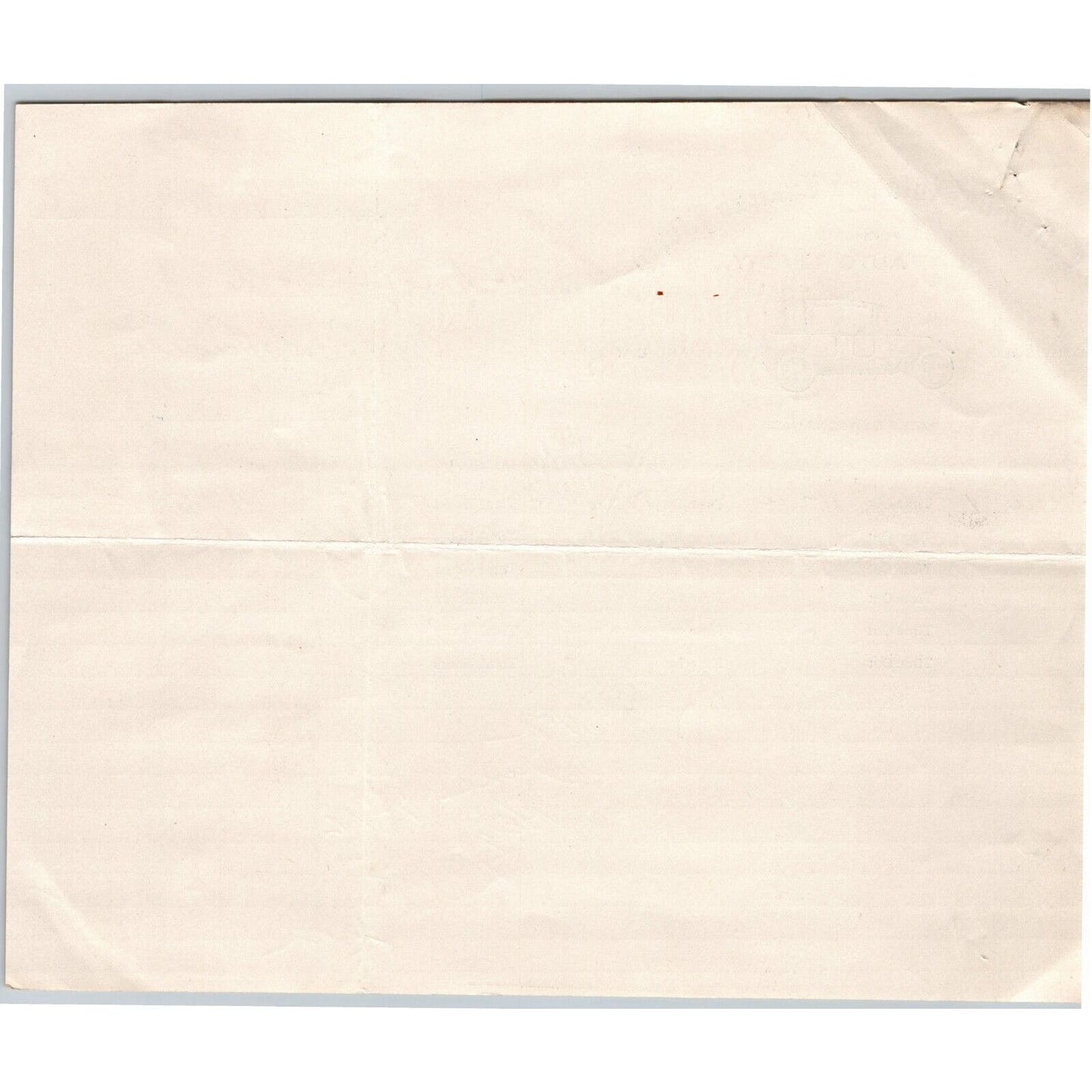 Los Angeles "California Auto and Taxicab Livery" 1916 Letterhead R.A. Rowan