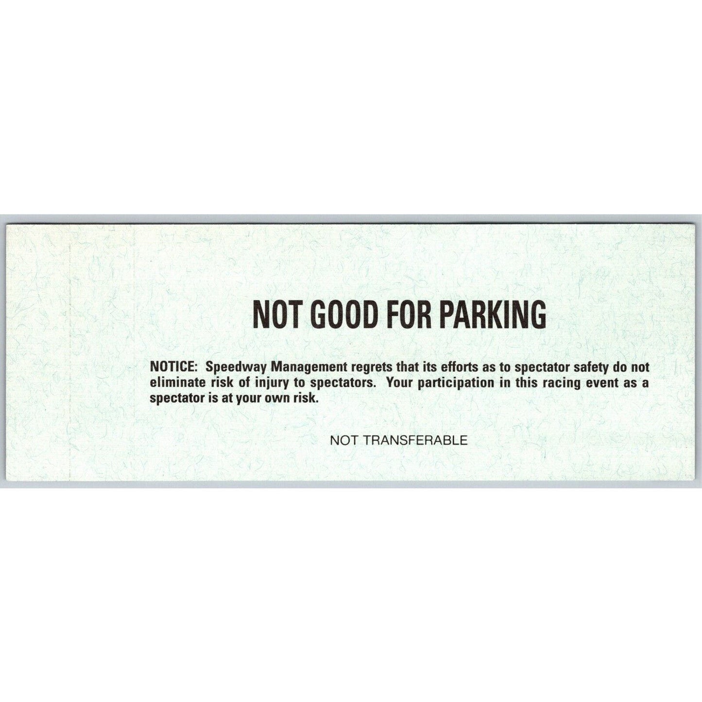 1999 Indy 500 1st Practice Day Tower Suites Unused Ticket IMS Indianapolis #80