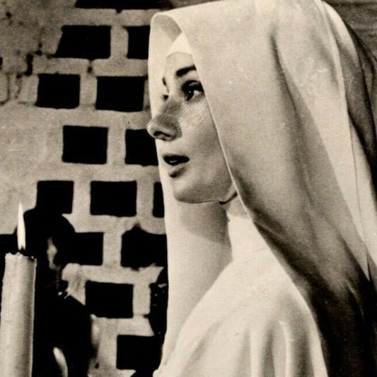 Audrey Hepburn Warner Brothers "The Nun Story" RPPC Postcard - Ken Prag Coll.