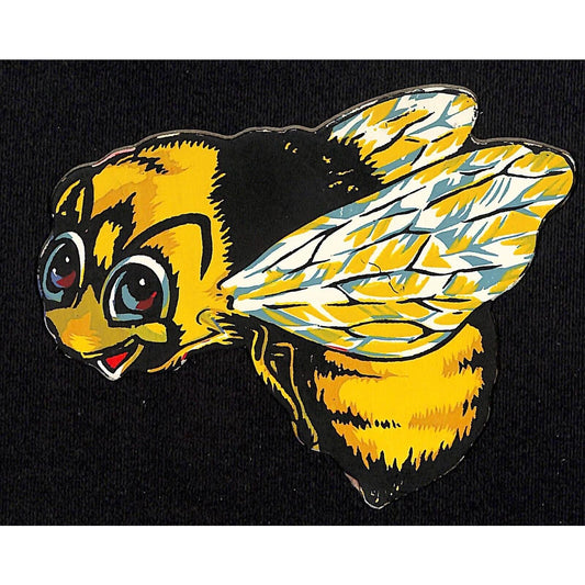 Bumble Bee Die Cut Ornament Stiff Cardboard Circa Early 1900's NOS VGC