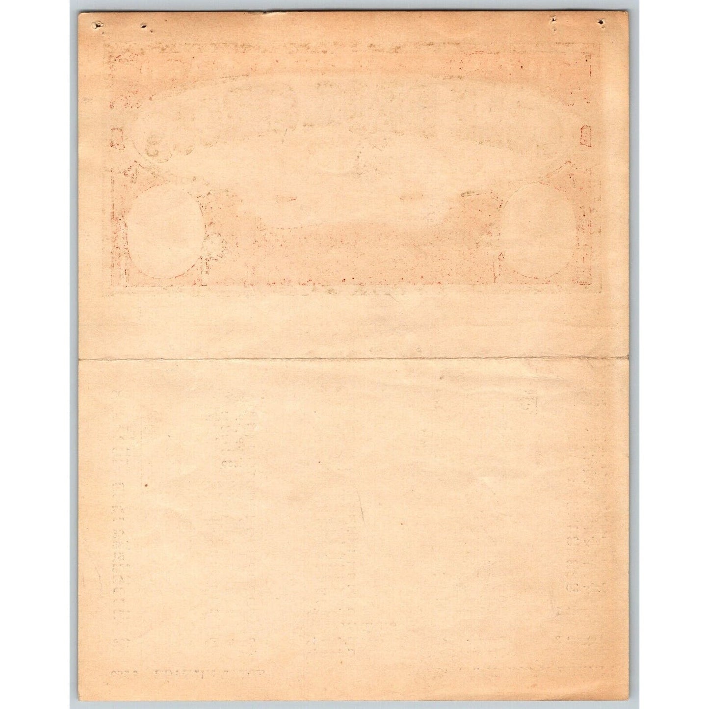 1936 Cole Bros with Clyde Beatty Circus Route Card MO KS OK CO