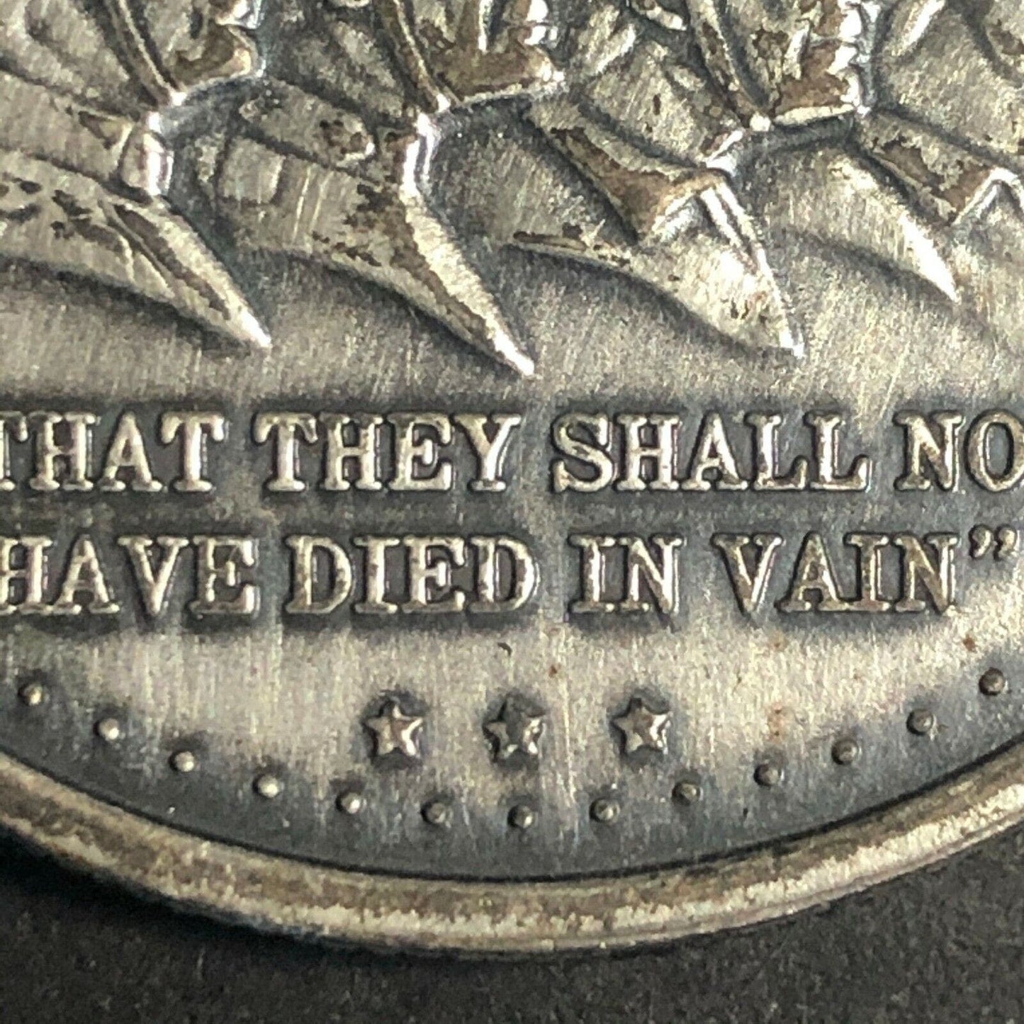 38.25mm National Cemetery 11/11 1978-88 Commemorative Medallion Riverside, CA