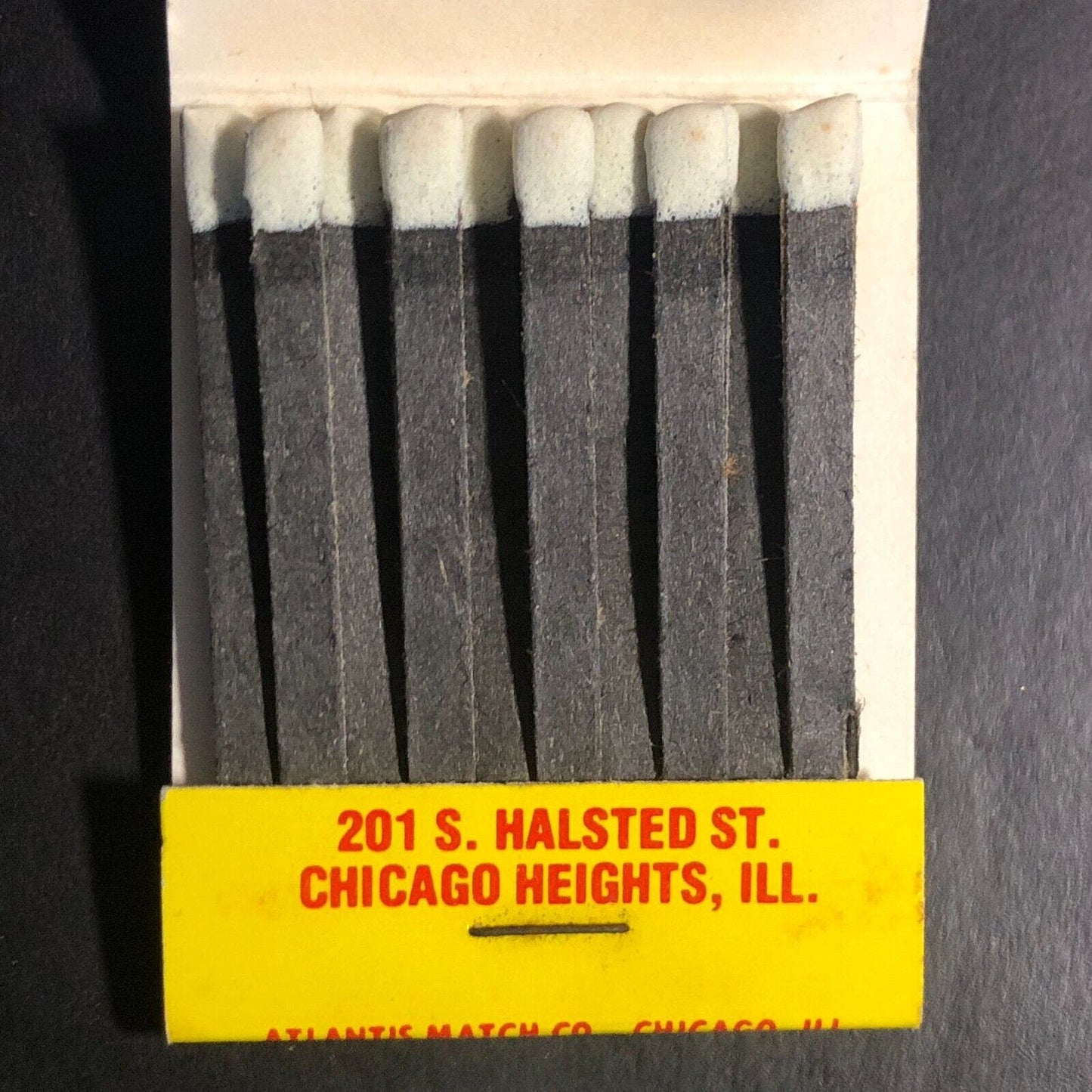 Venice Restaurant Chicago Heights, IL Matchbook c1974-84