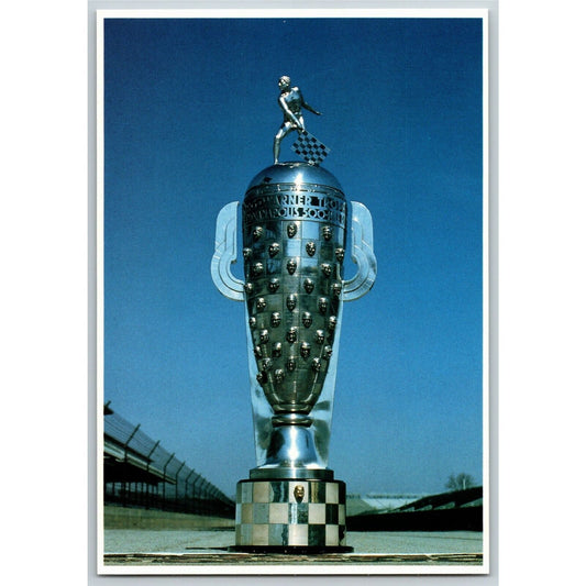 c1990 Indy 500 - Borg-Warner Trophy - Motor Speedway NOS 4" x 5 3/4" Postcard
