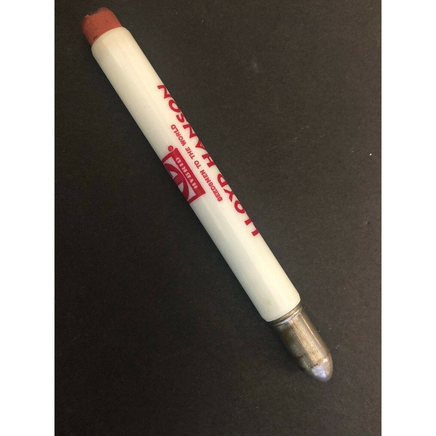 c1930's-40's "Funk "G" Seeds -Lloyd Hanson Dawson, MN" Advertising Bullet Pencil
