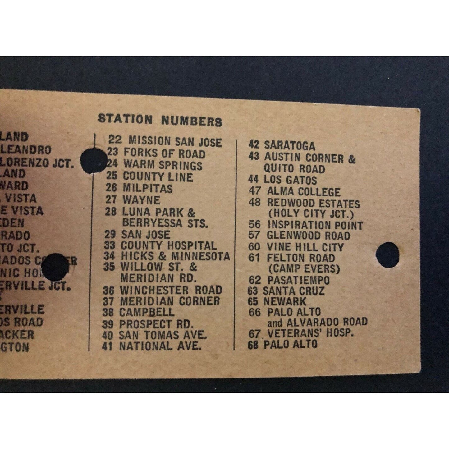 Peerless Stages / Greyhound Monthly Bus Ticket Book 1947 San Jose - Mostly Full