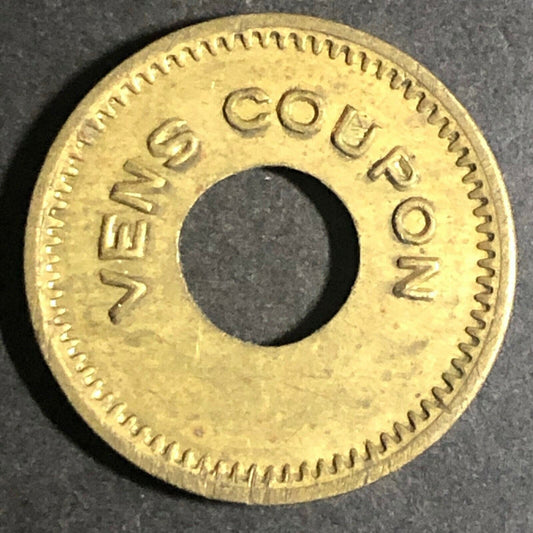 21mm Brass Vens Coupon Donut Token 35054