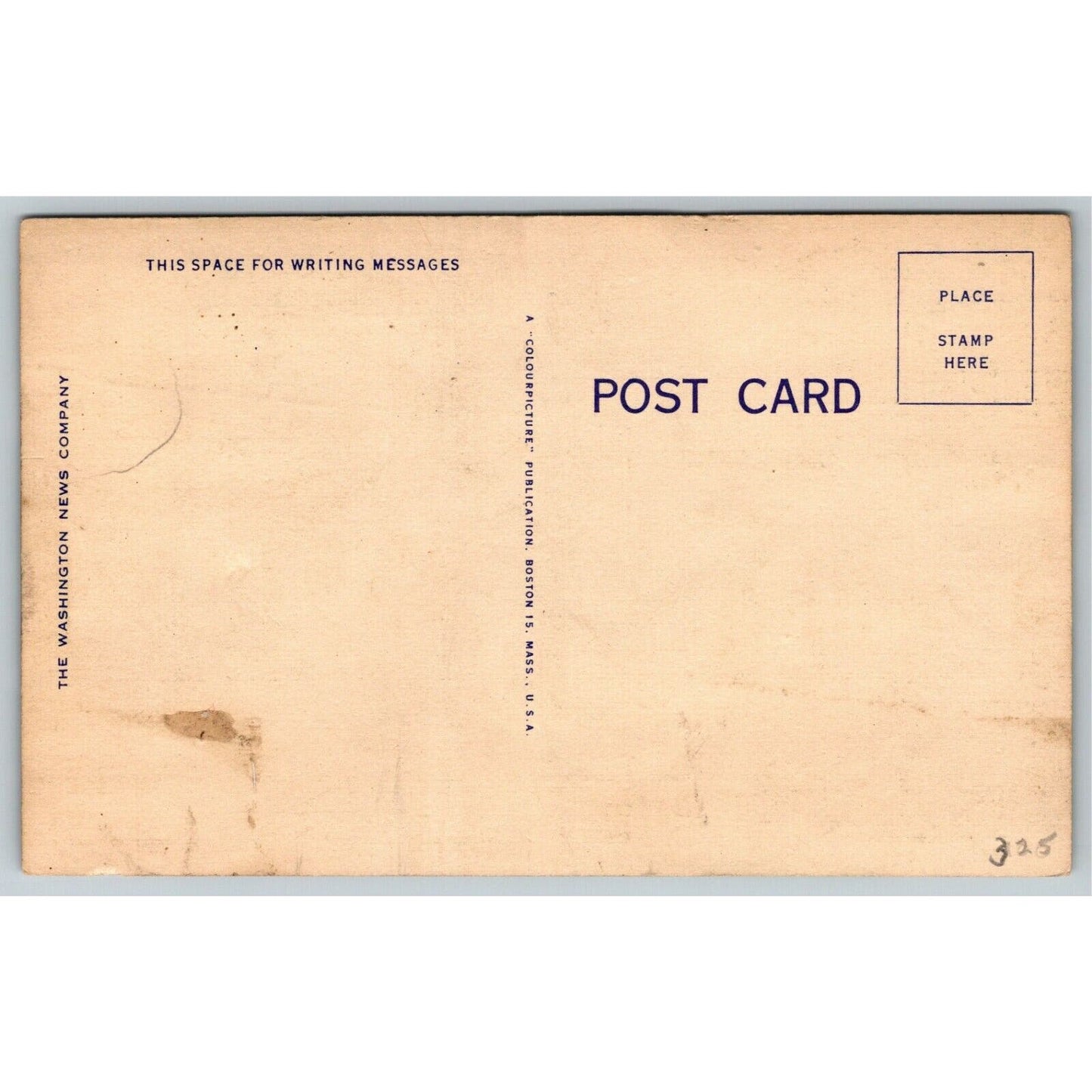 Vintage Linen Postcard Folger Shakespeare Library, Washington DC Unposted VGC