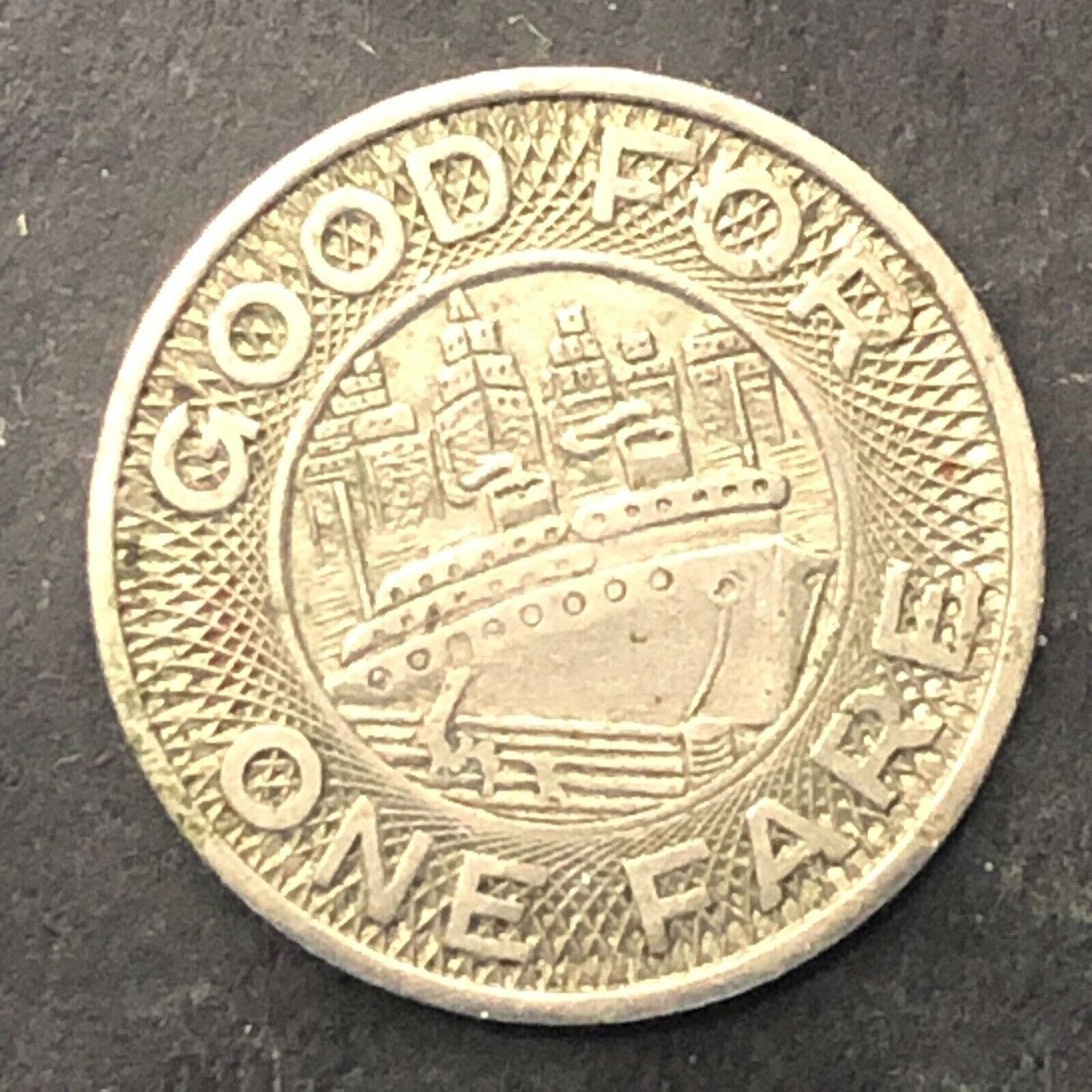 Long Beach Lines California Transit Token WM 16.4mm
