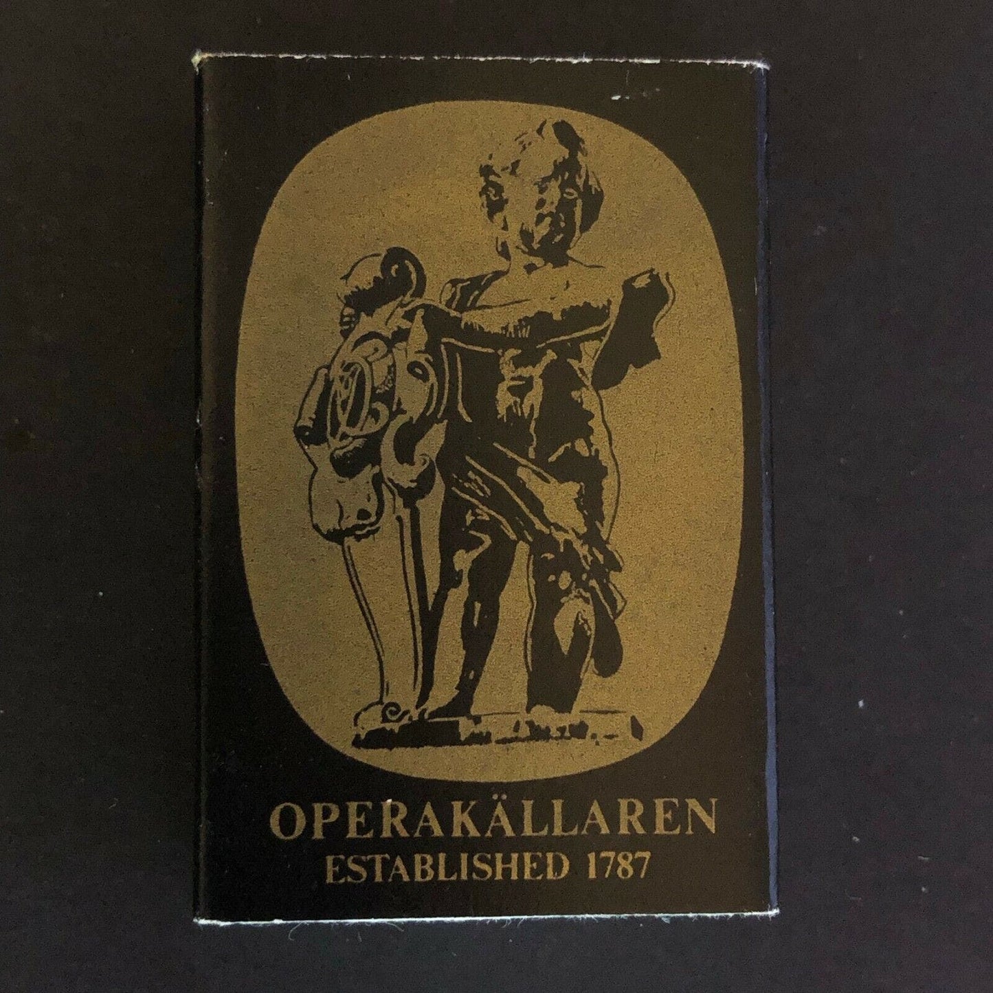 c1970's-80's Wooden Matchbox Matchbook - Operakällaren Denmark