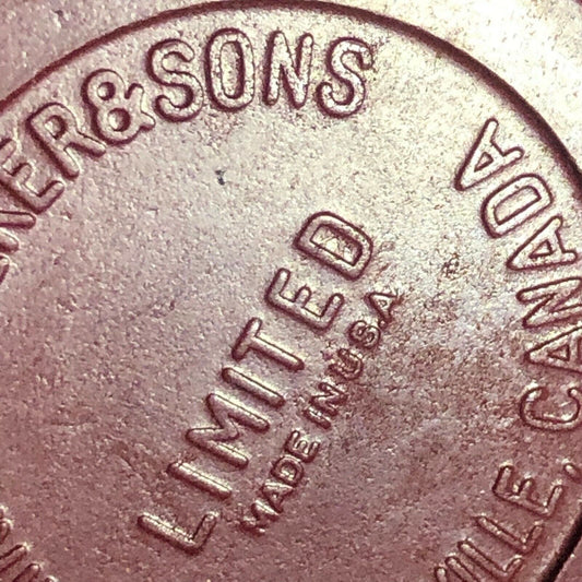 Burgundy Walker's Mountain Ridge Bourbon Advertising Poker Chip Eisenstadt