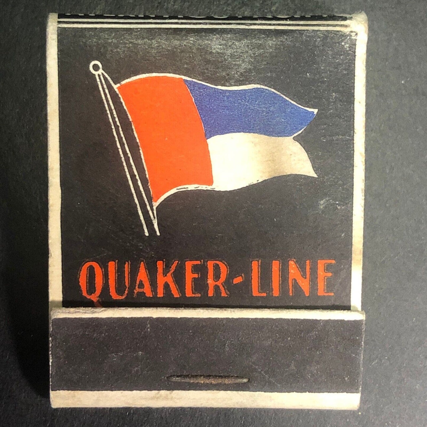 California Eastern Line Quaker C&E Full 20-Str Wooden Matchbook c1930's-40's VGC