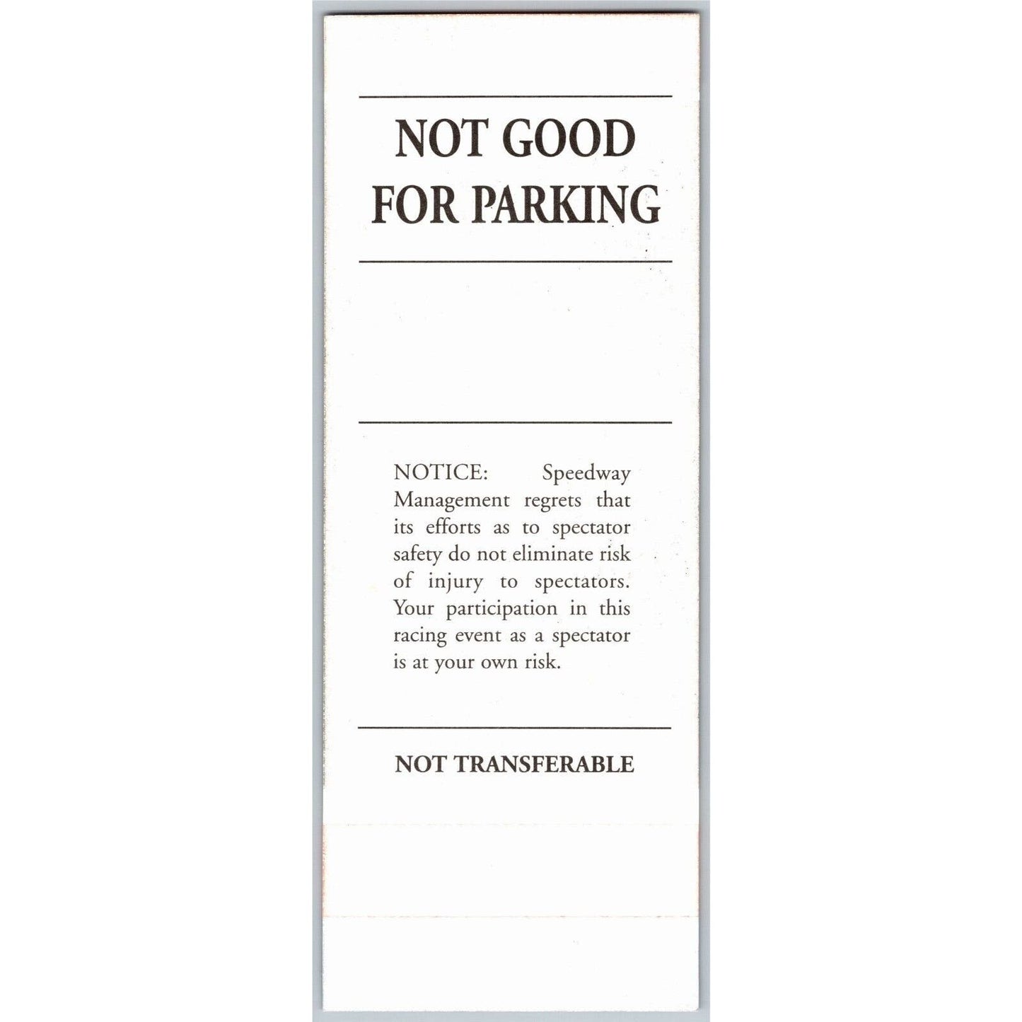 2004 Indy 500 Non-Event Day 5/18 Bombardier Pagoda Terrace Unused Ticket IMS #43