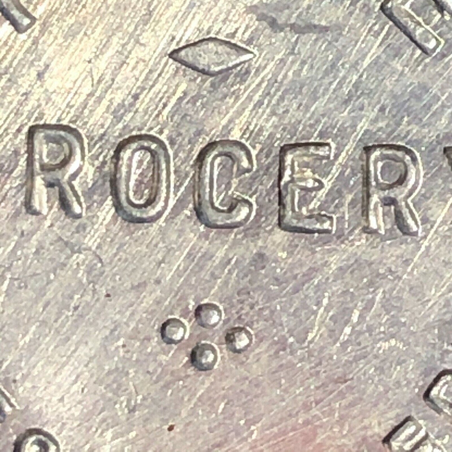 Hinze Grocery 28mm Aluminum Token "Good For 50c In Trade" Gresham, Nebraska