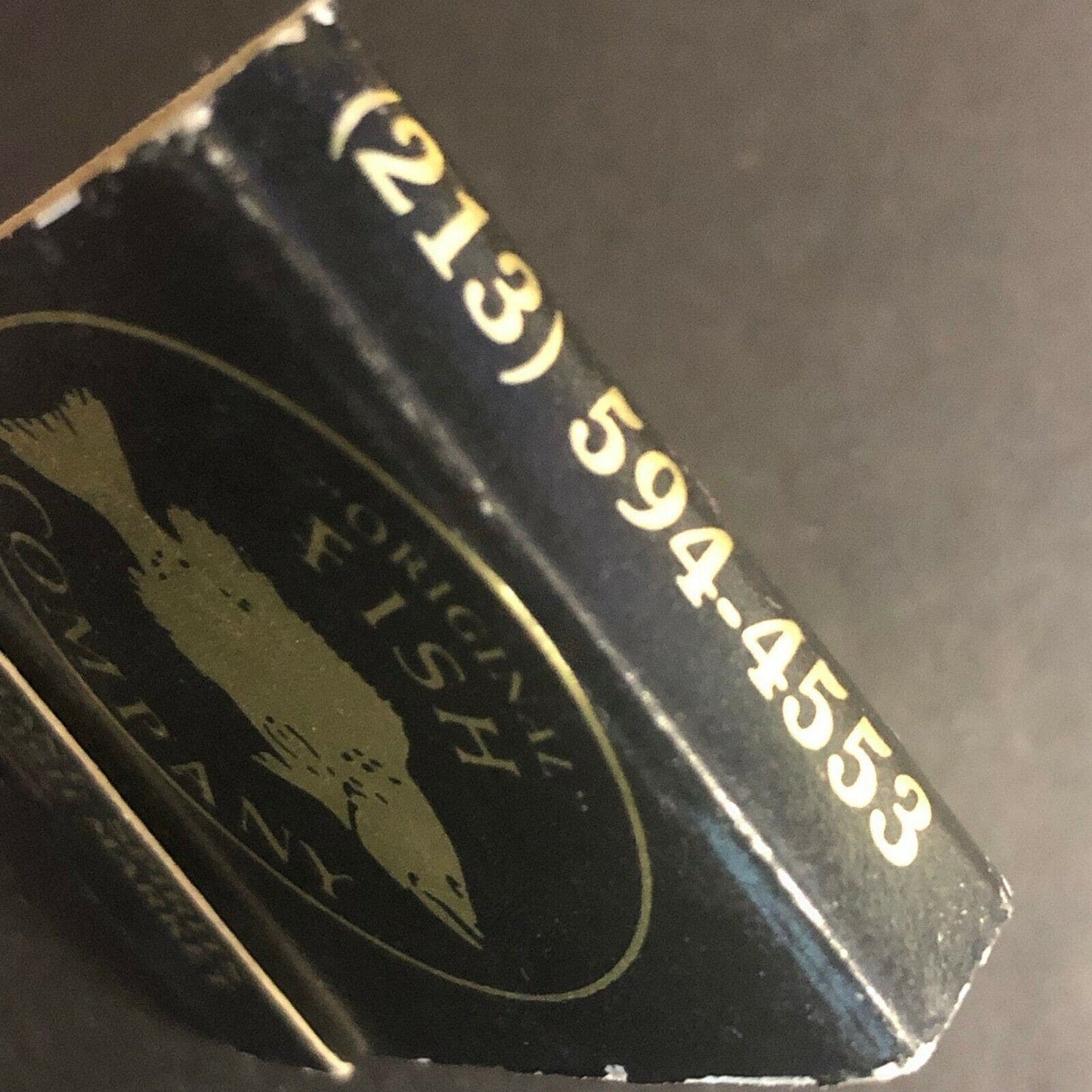 Vintage c1980's Full Matchbook "Original Fish Company" Los Alamitos, CA